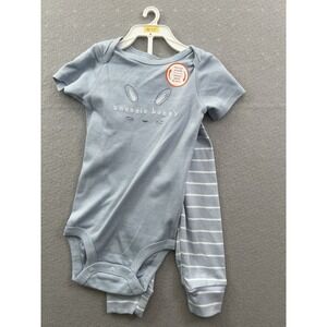 Carters 12 Months Baby Toddler Boy Easter "Snuggle Bunny" 2 PC Shirt & Pants